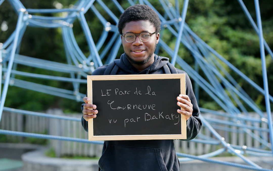 Le parc de la Courneuve vu par Bakary