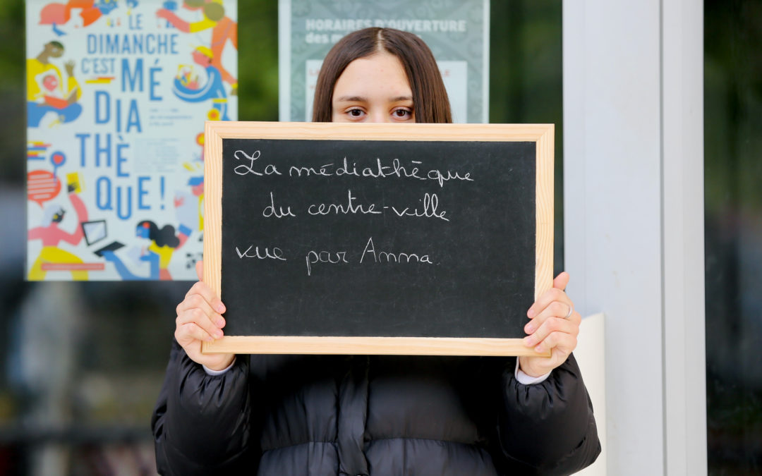 La médiathèque du centre-ville vue par Anna