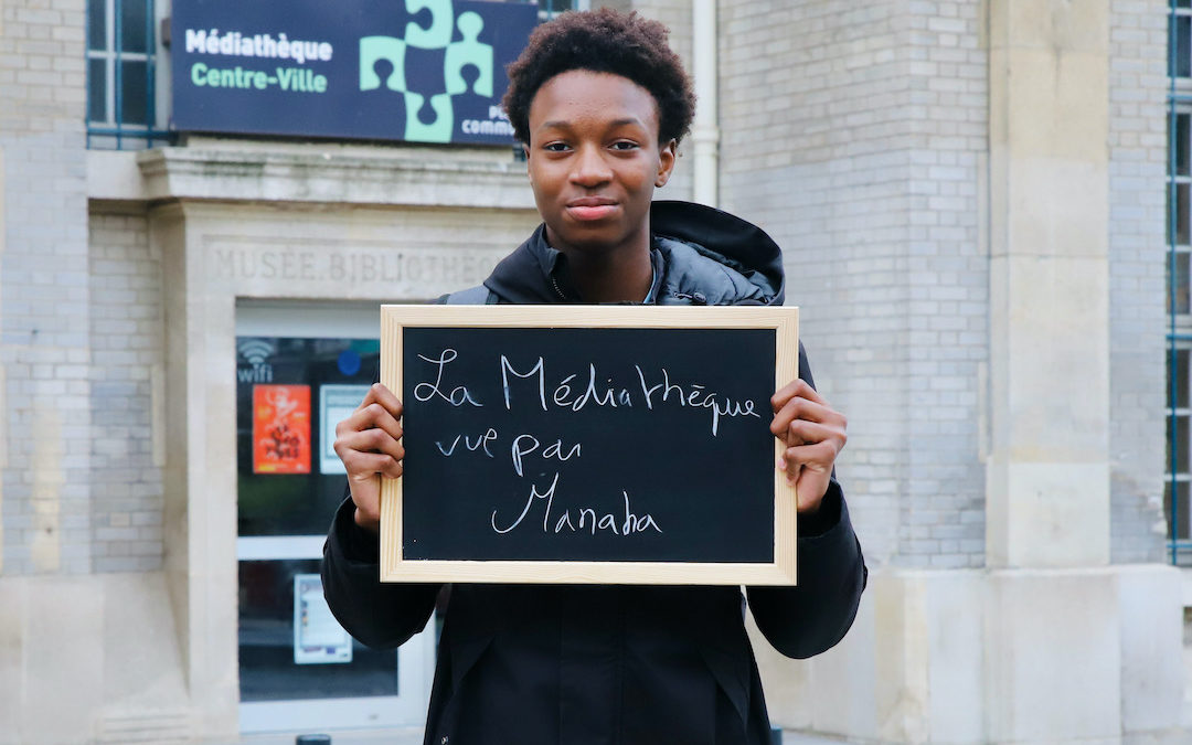 La médiathèque du centre-ville vue par Manaha