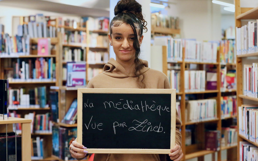 La médiathèque Henri Michaux vue par Zineb