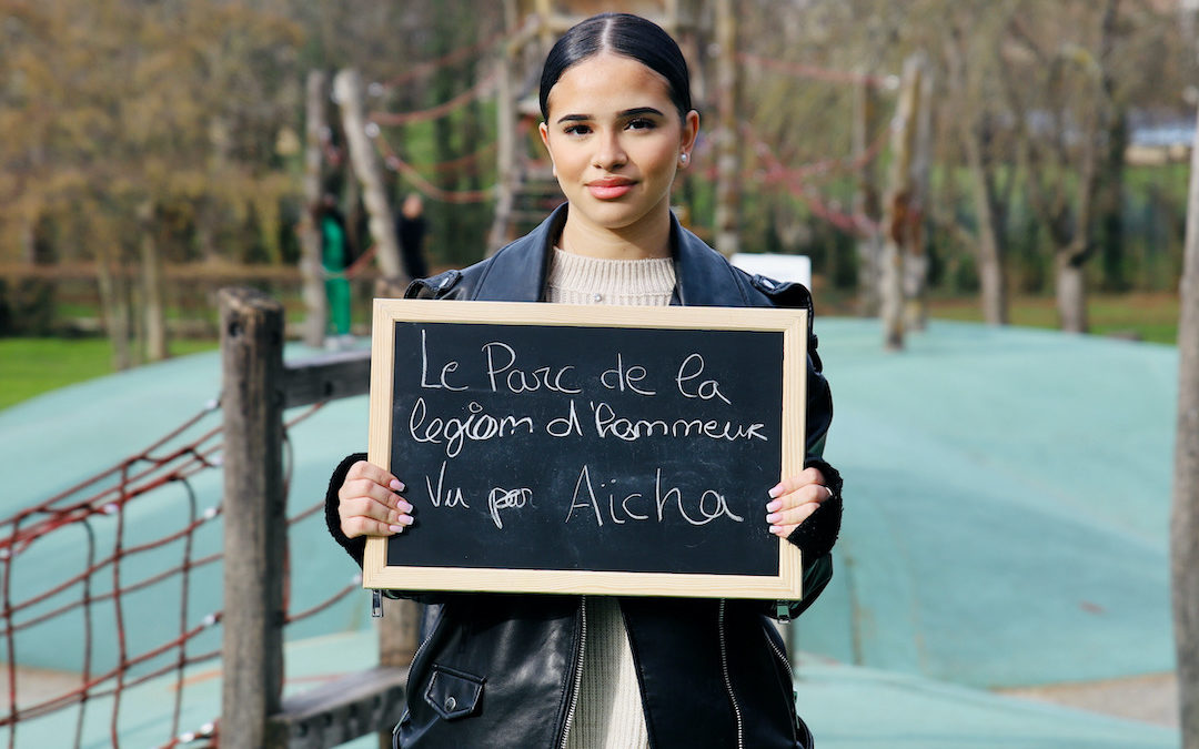 Le parc de la Légion d’honneur vu par Aïcha