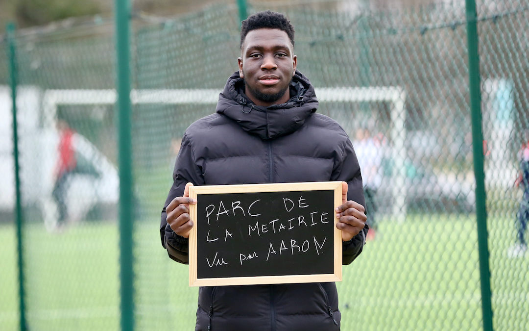 Le terrain de football de la Métairie vu par Aaron