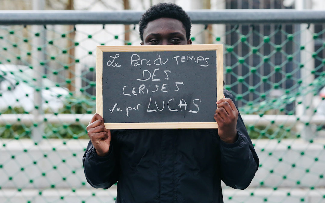 Le parc du Temps des Cerises vu par Lucas