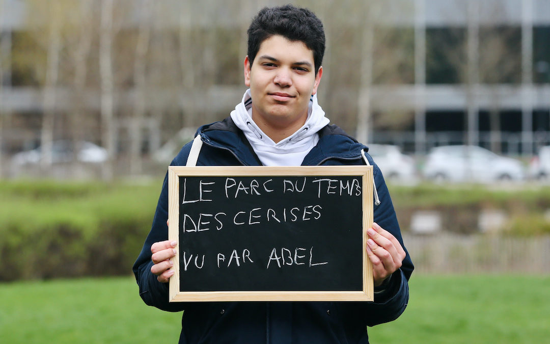Le parc du Temps des Cerises vu par Abel