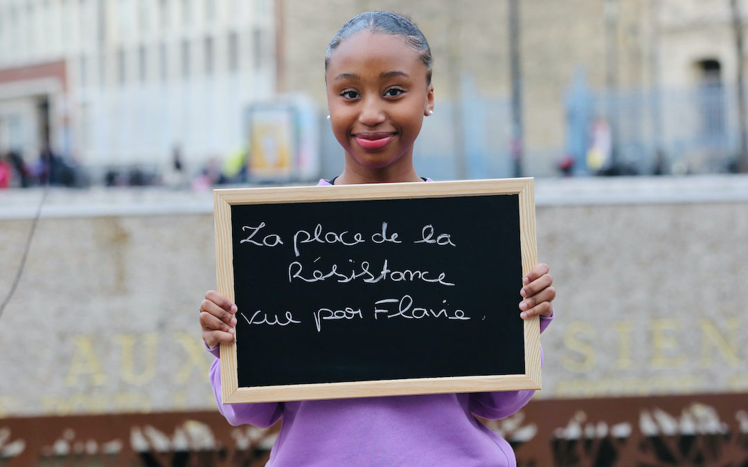 La place de la Résistance et de la Déportation vue par Flavie