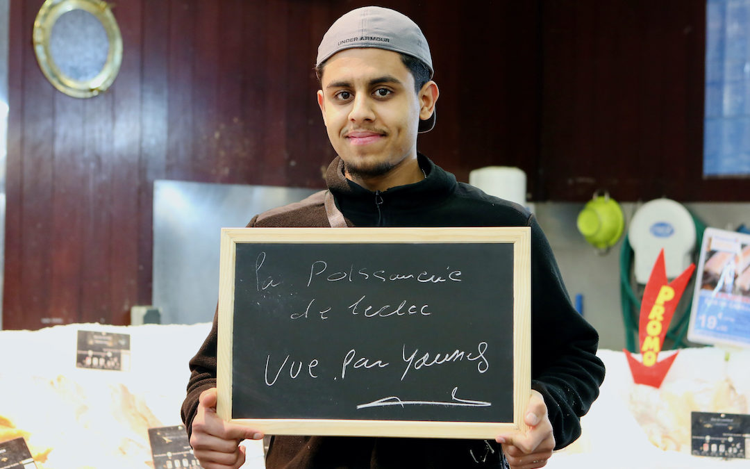 Le rayon poissonnerie de Leclerc vu par Youssef 
