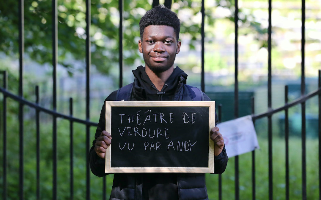 Le Théâtre de verdure du parc de la Courneuve vu par Andy